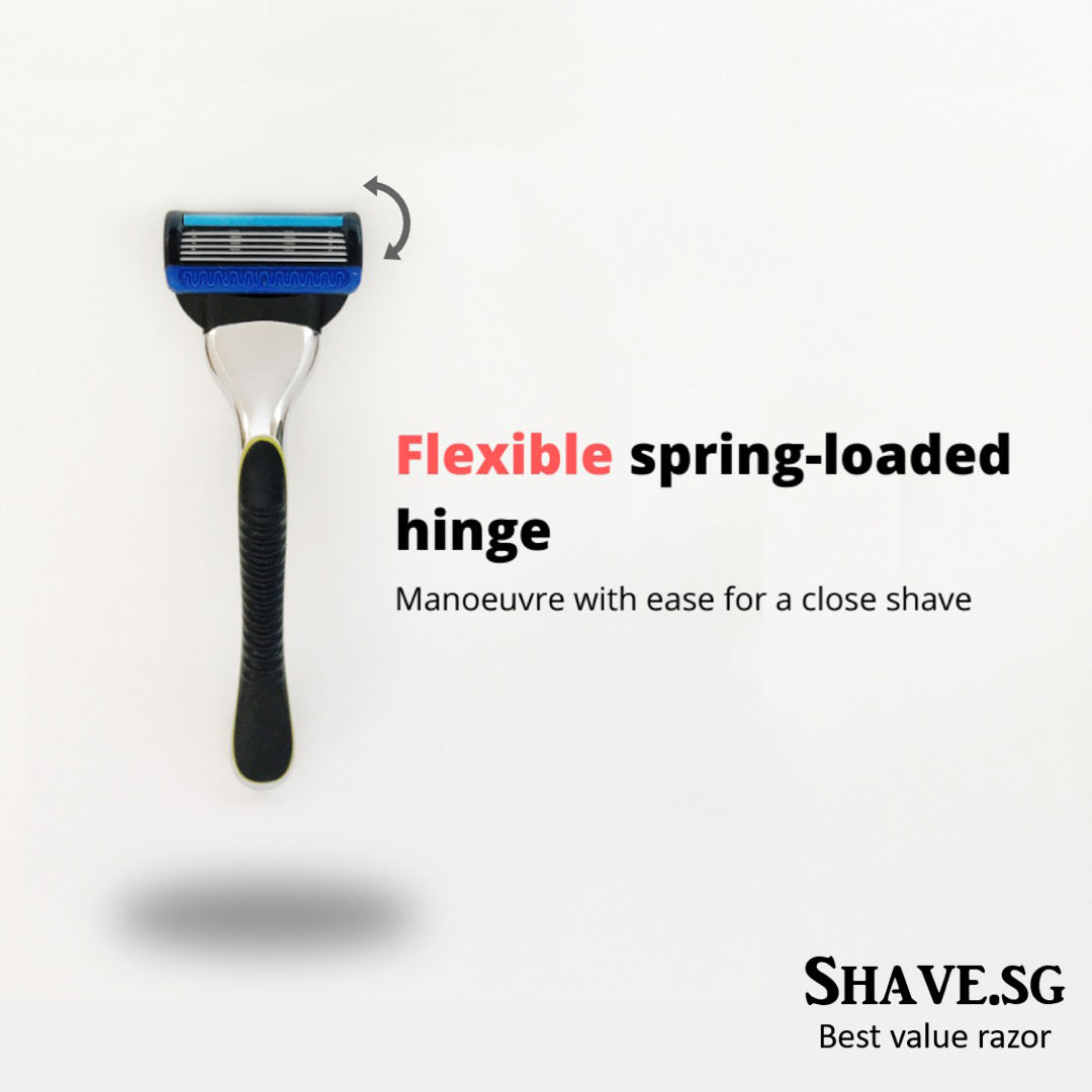 Shave.sg Premium Shaver Set (includes 4 refills)