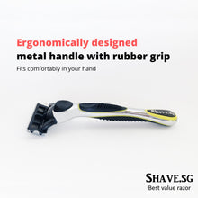 Load image into Gallery viewer, Shave.sg Premium Shaver Set (includes 4 refills)