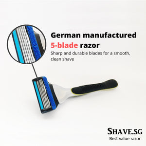 Shave.sg Premium Shaver Set (includes 4 refills)